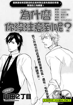 为什么你没注意到呢？,为什么你没注意到呢？漫画